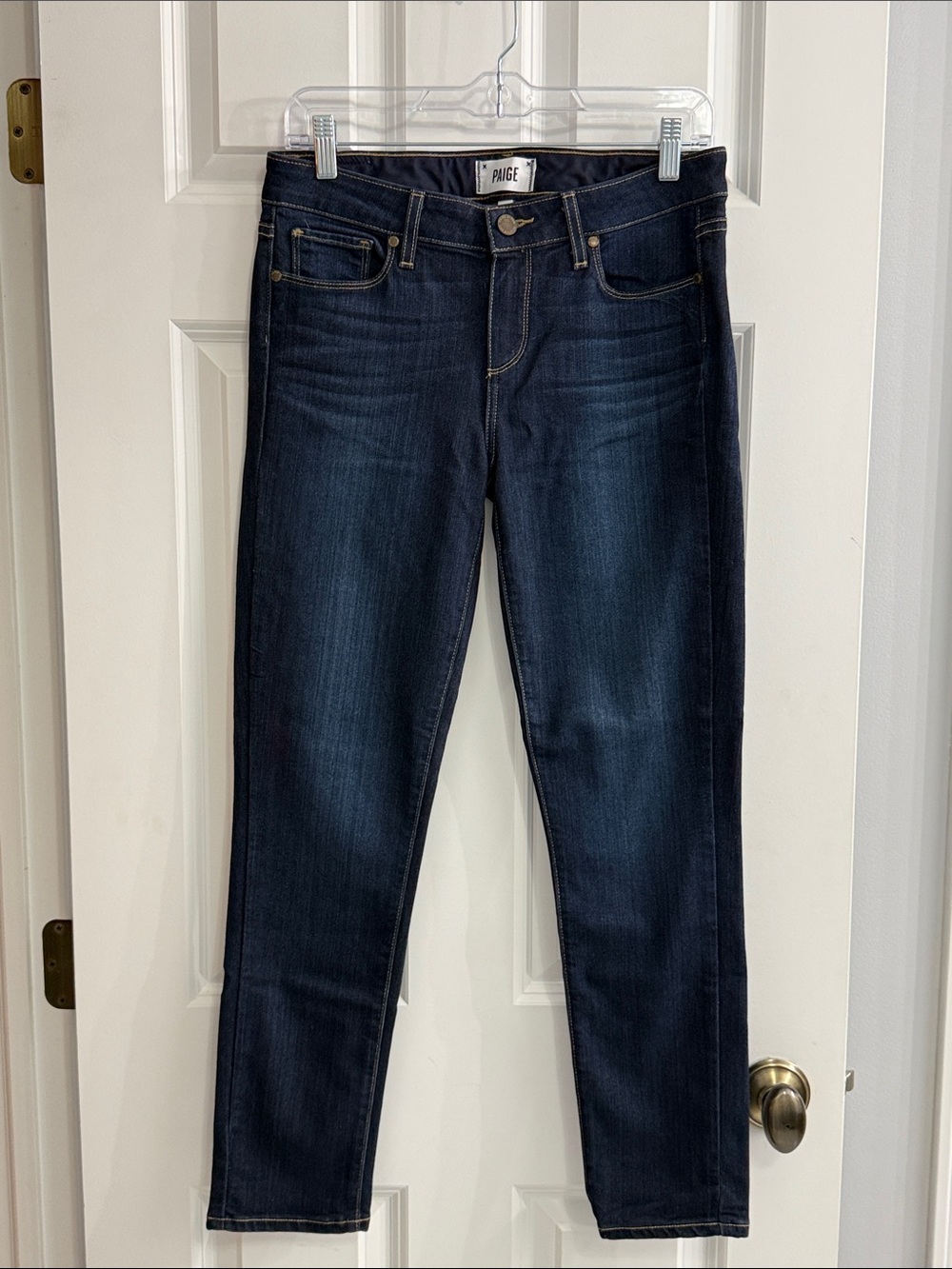 PAIGE Women's Dark Indigo Skinny Jeans